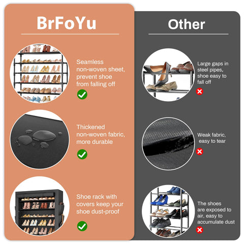BrFoYu front-door placement saves floor space with vertical shoe storage.