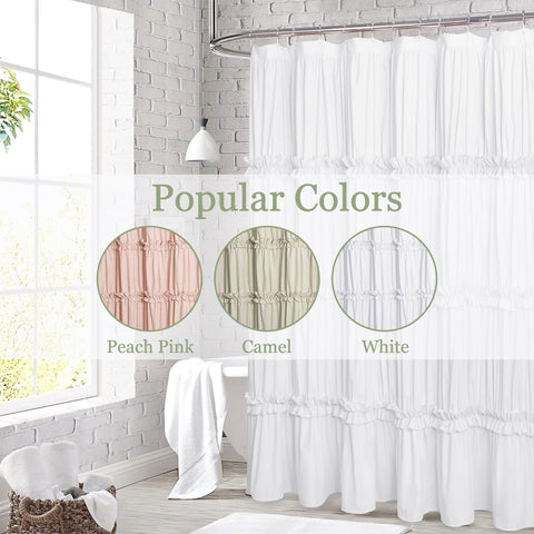 BRHF privacy-friendly curtain blocks splashes while keeping a cozy look