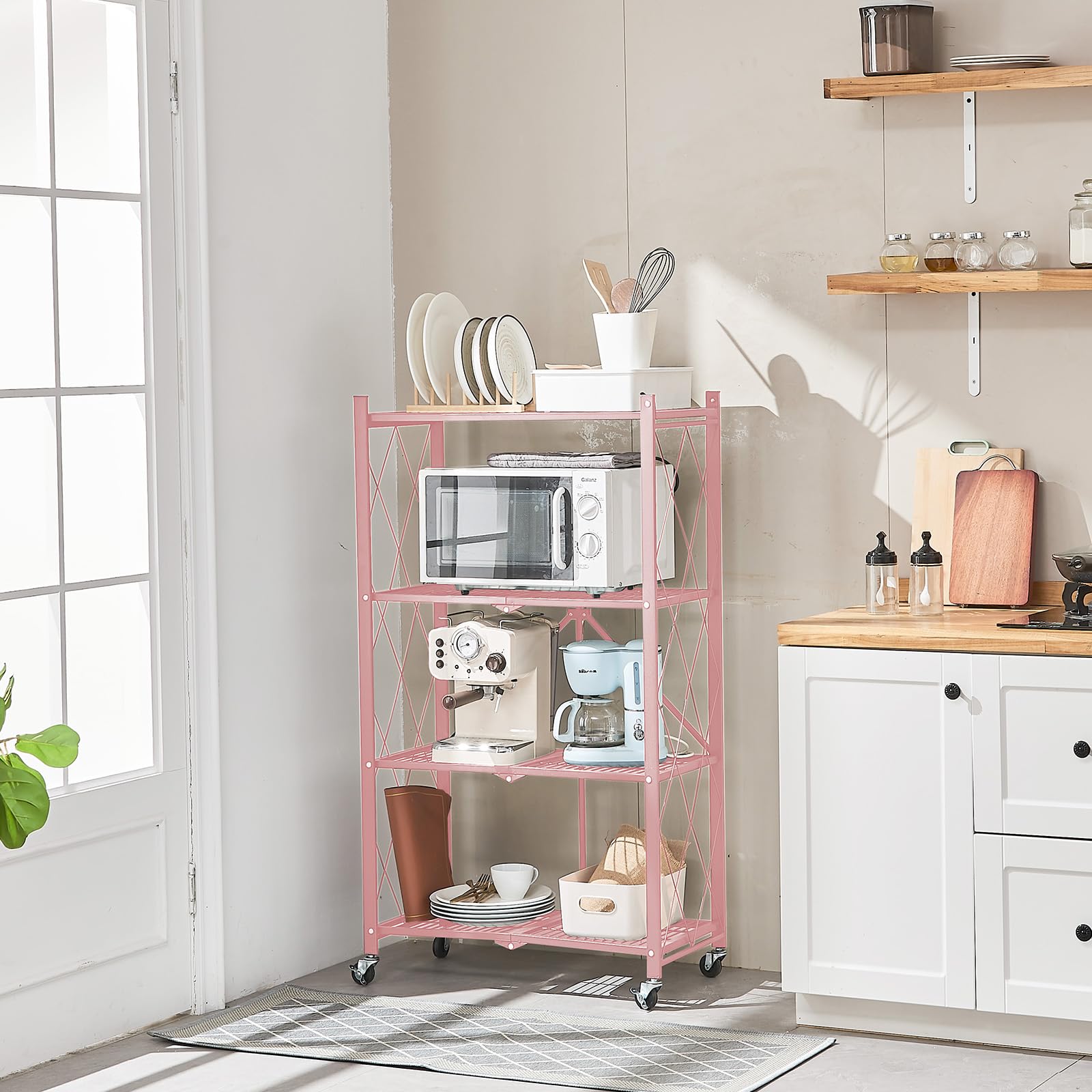 BRIAN AND DANY heavy-duty 240-pound total capacity for reliable storage.