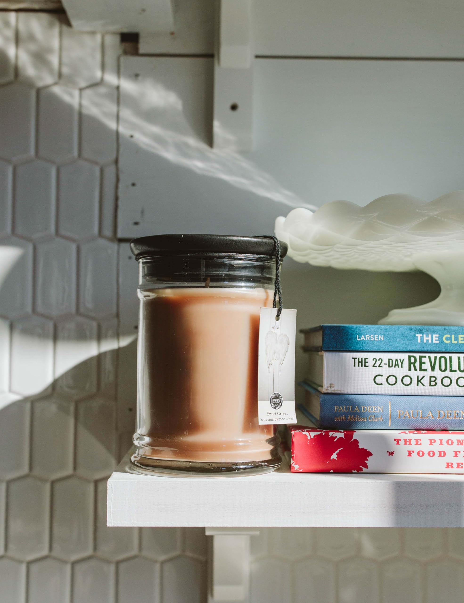 Bridgewater candle reusable glass jar supports sustainable décor
