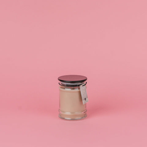 Bridgewater Sweet Grace candle in glass jar with lid ready for gifting.