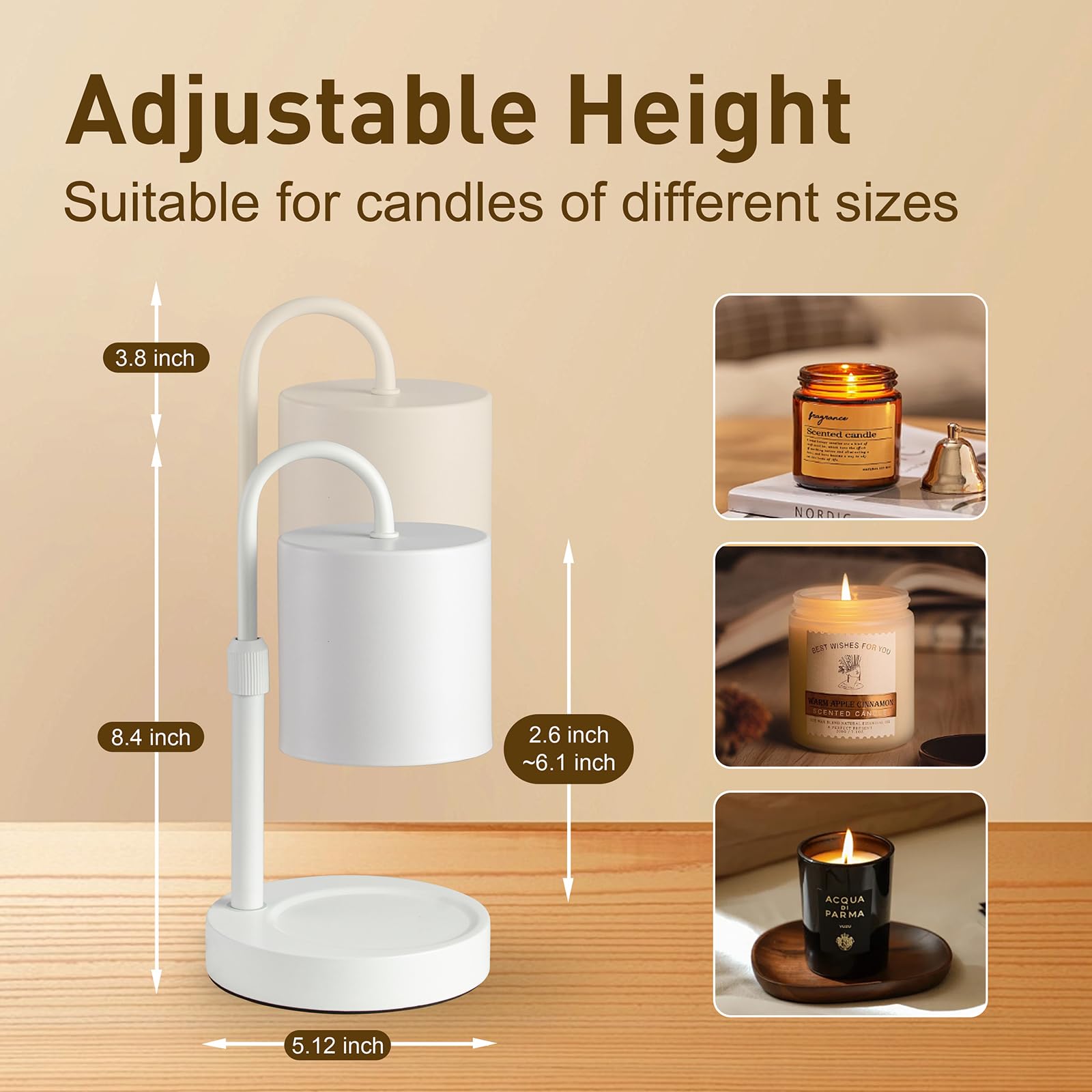 Ideal for bedrooms and living rooms adding a warm ambiance