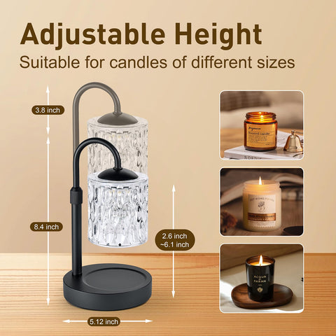 Briever lamp showcases warm glow enhancing bedrooms, living rooms, and offices.