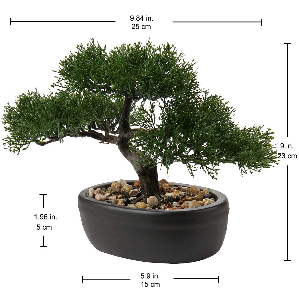 Briful artificial potted plant decor for living rooms without daily care.