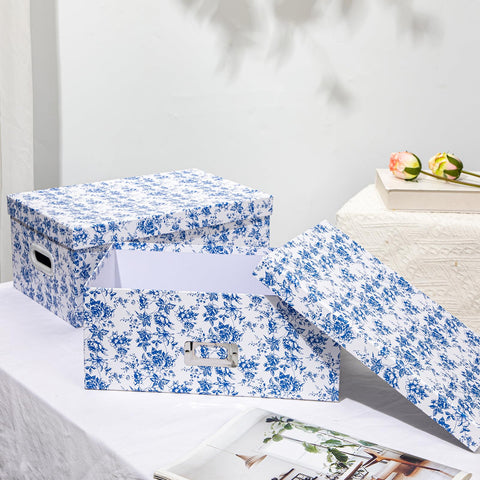 Briful lightweight yet durable boxes store clothes, documents, or toys.