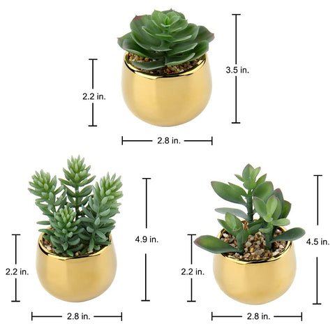 Briful set of three adds cohesive, stylish accents to small spaces.