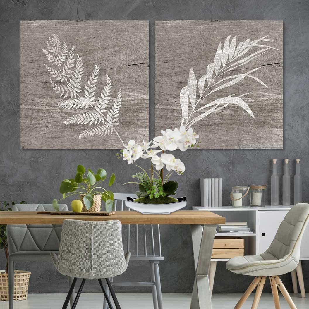 Briful Orchids office decor ideal for desks and shelves.