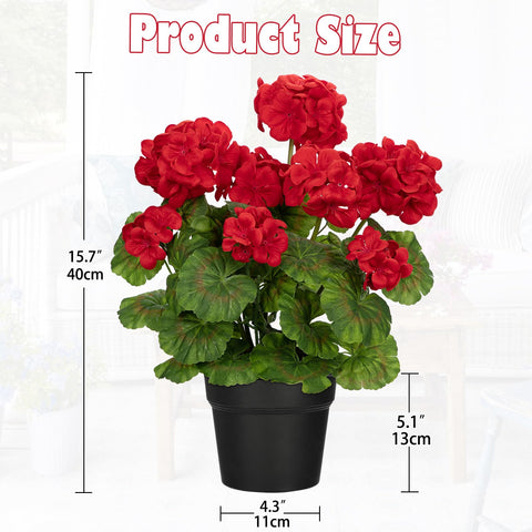 Briful geranium silk petals close-up highlight realistic texture and color for indoor display.