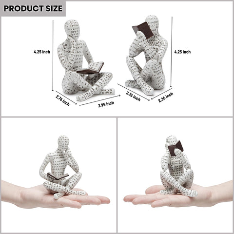 Brighomrom resin-art statue adds smooth texture to living spaces and offices
