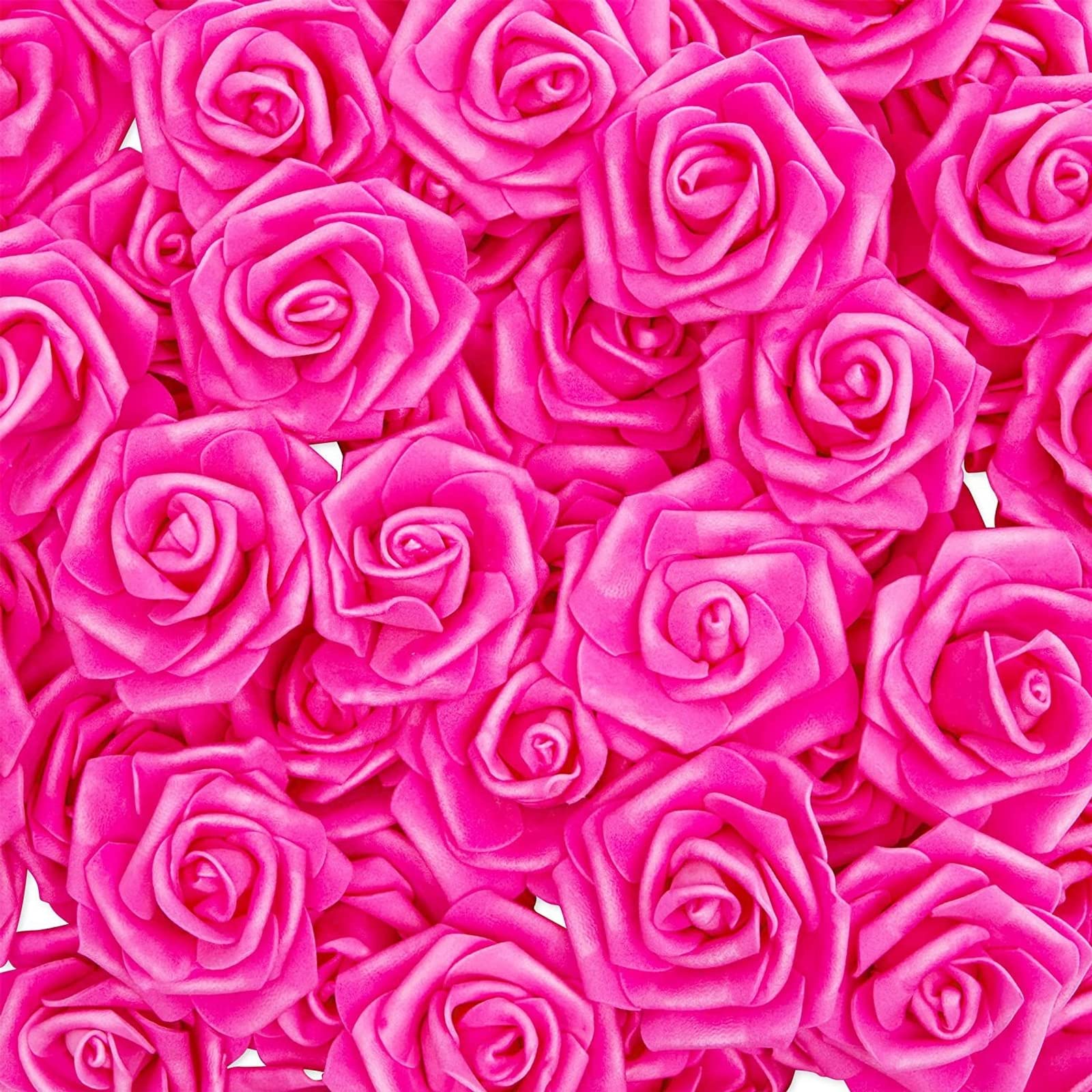 Bright Creations foam rose heads bulk 100-pack for large scale projects