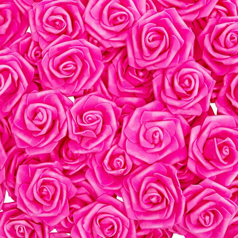 Bright Creations foam rose heads bulk 100-pack for large scale projects