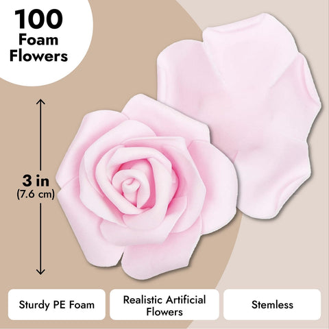 Bright Creations foam rose heads in wedding decor collection for events