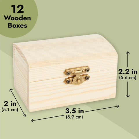 Bright Creations treasure chest lid with secure clasp for keepsake storage.
