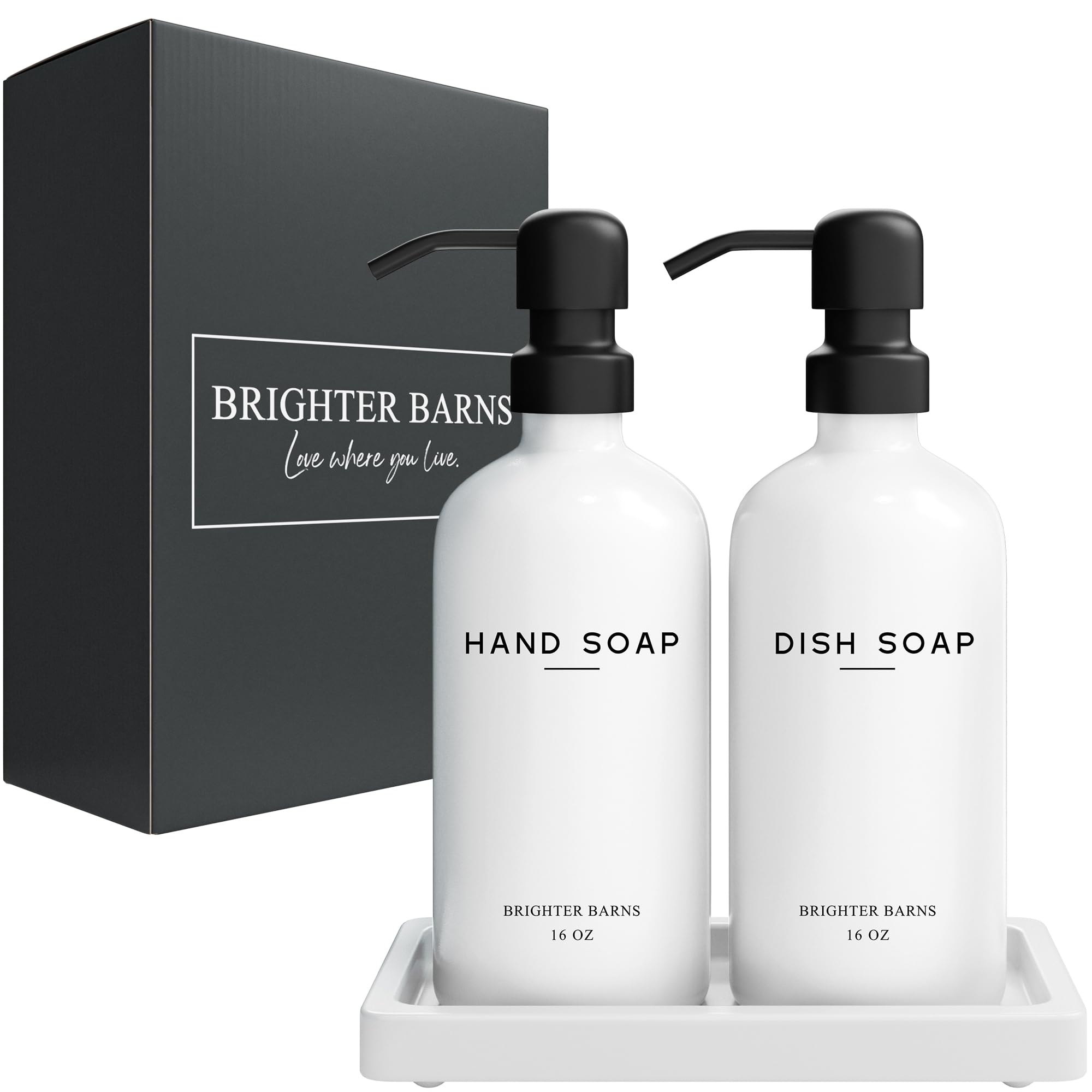 Brighter Barns refillable dispensers reduce plastic waste in the home