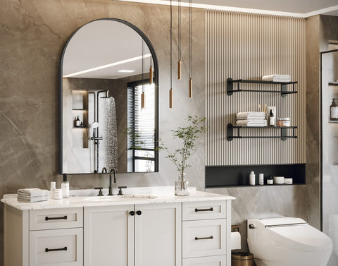 Brightify wall mount option with two back holes for easy installation