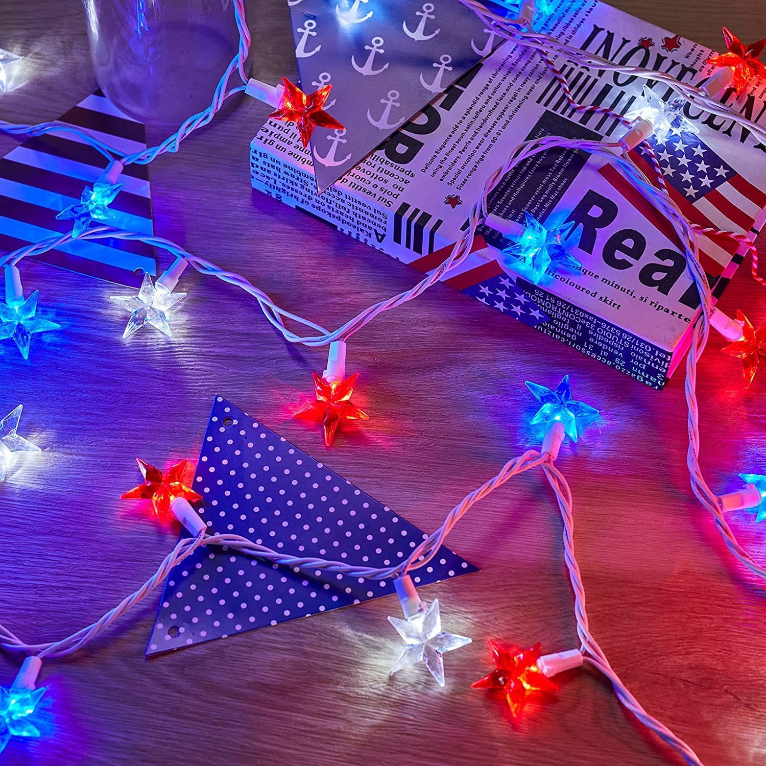 Brightown indoor-outdoor decor lights ideal for holidays and events.