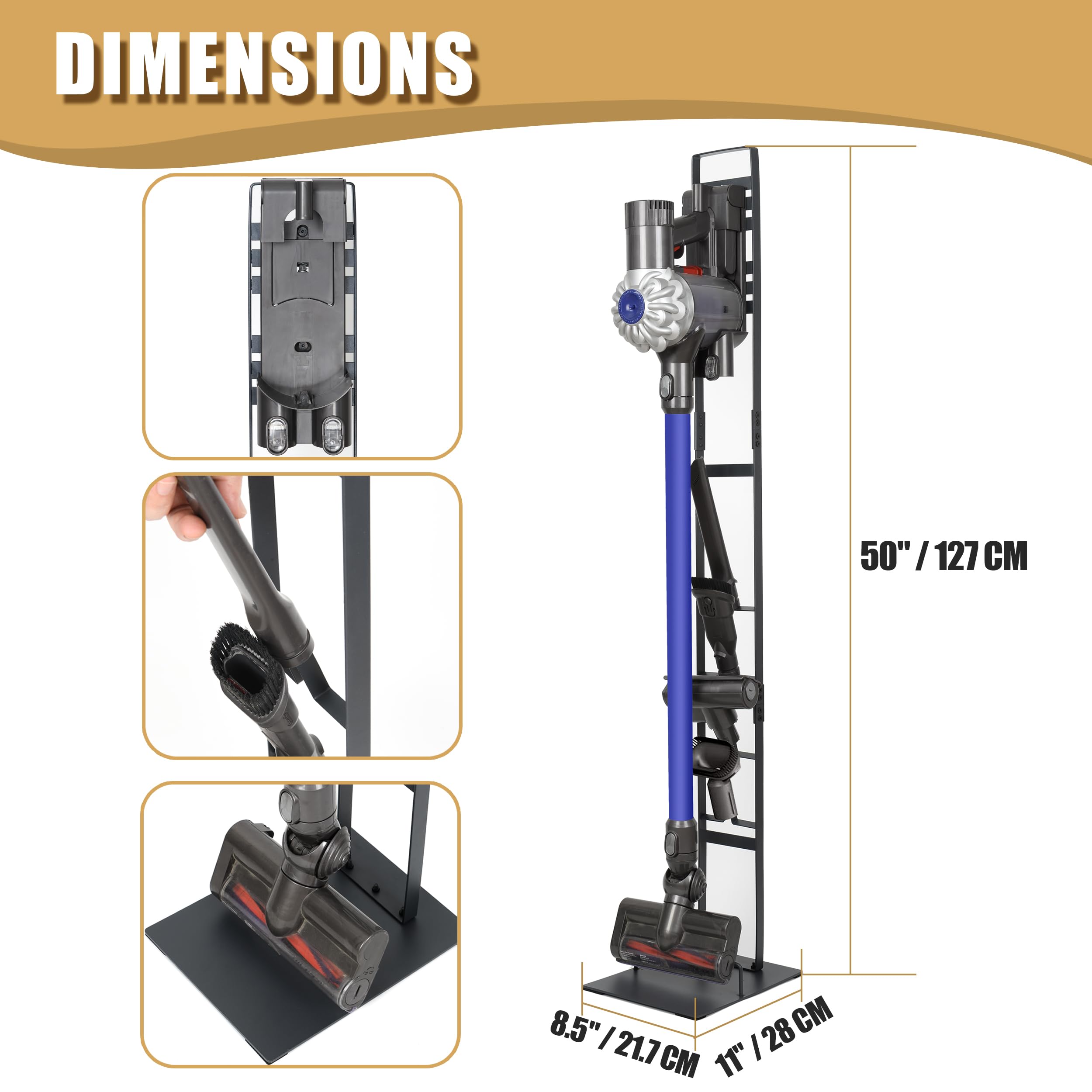 Compatible with Dyson V6 to V15 for versatile cleaning setups.