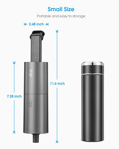 Brigii Mini Vacuum Cleaner HEPA-standard washable filter for easy maintenance