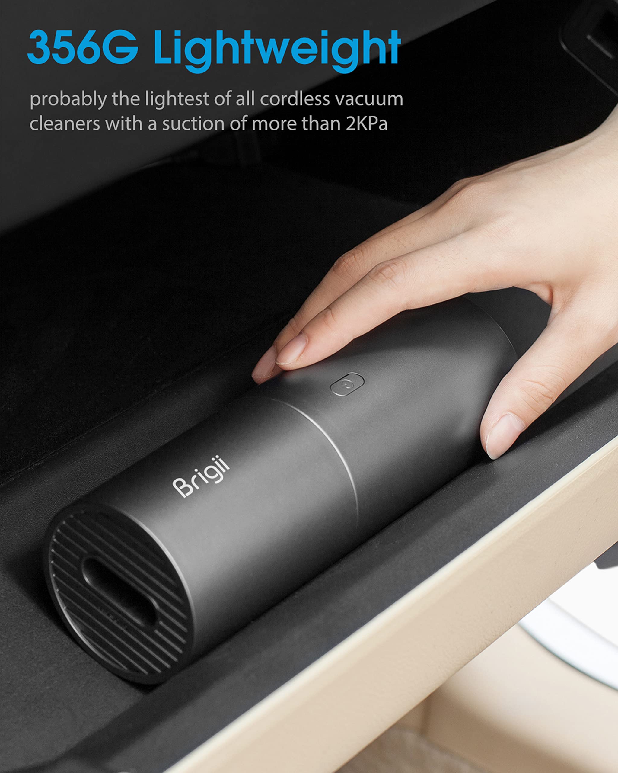 Brigii Mini Vacuum Cleaner strong suction for desks and keyboards