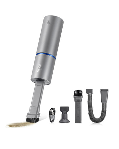 Brigii Y120 Pro 3-in-1 vacuum in action for car interiors and quick tidying