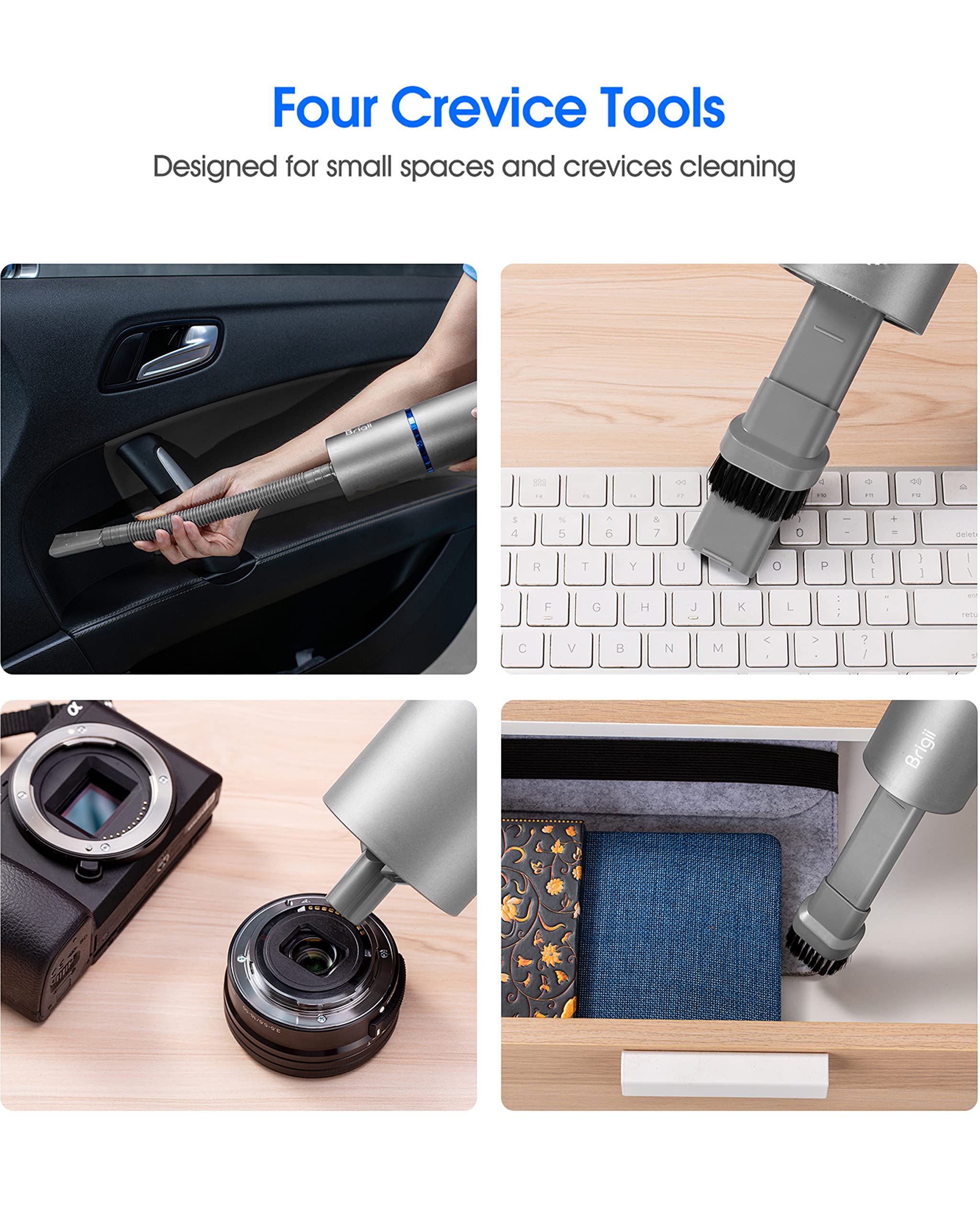 Brigii Y120 Pro compact design with 80W motor and strong suction