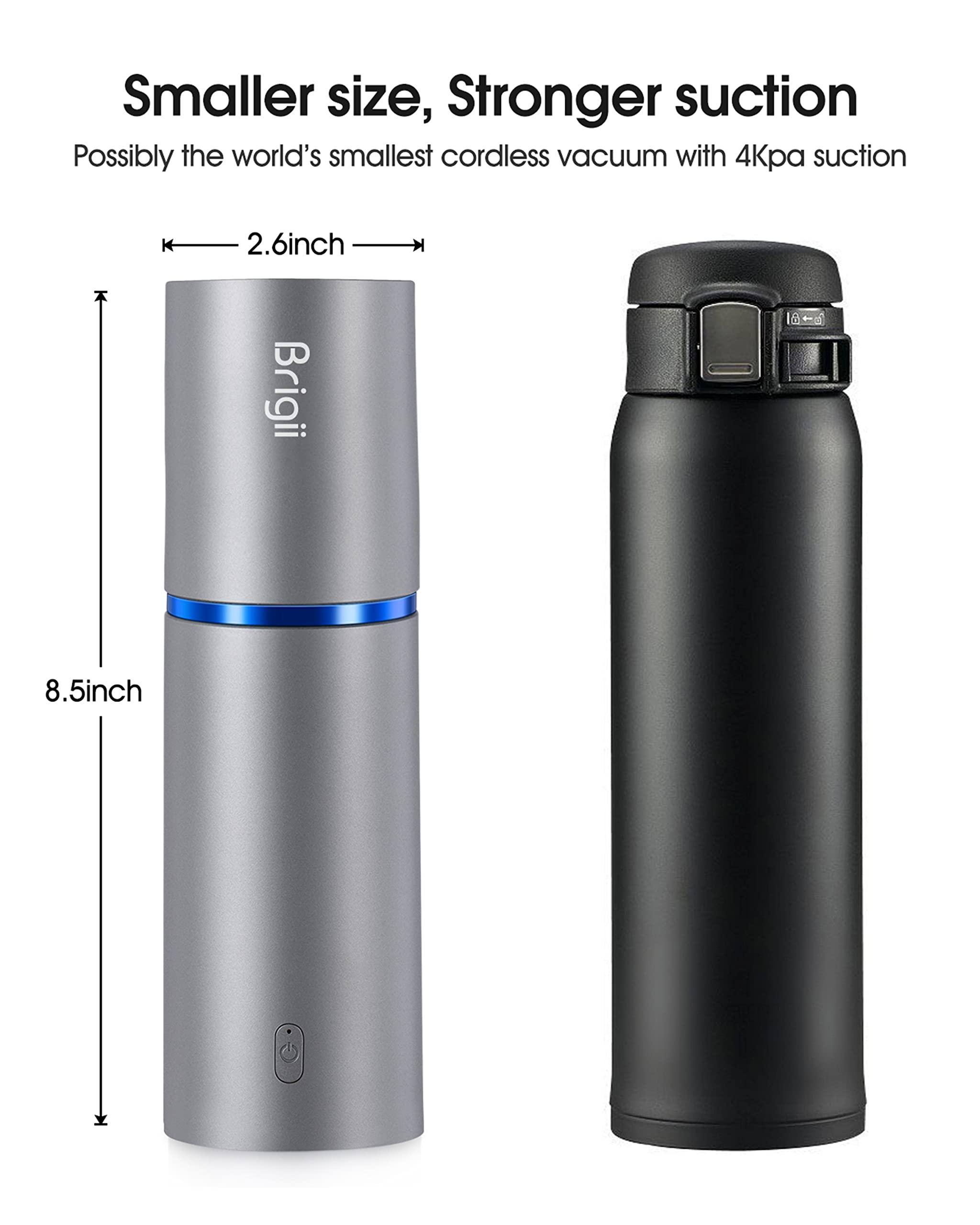 Brigii Y120 Pro lightweight handheld in the hand for easy use