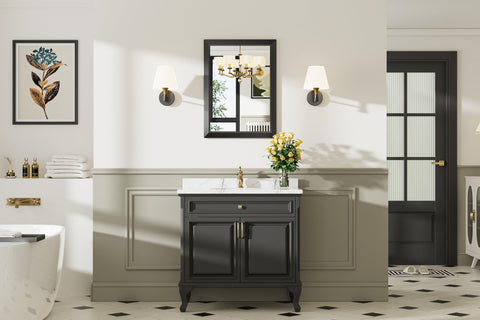 Briivue 5mm tempered glass mirror offers durable, clear reflection for daily grooming.