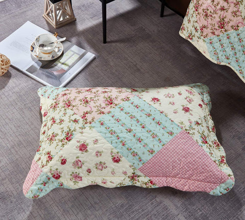 Brilliant Sunshine standard sham 20x26 complements the quilt for a coordinated look.