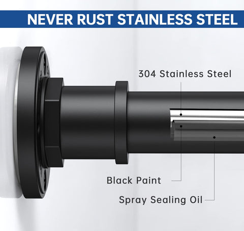 BRIOFOX 1-inch tube diameter delivers solid support and durability