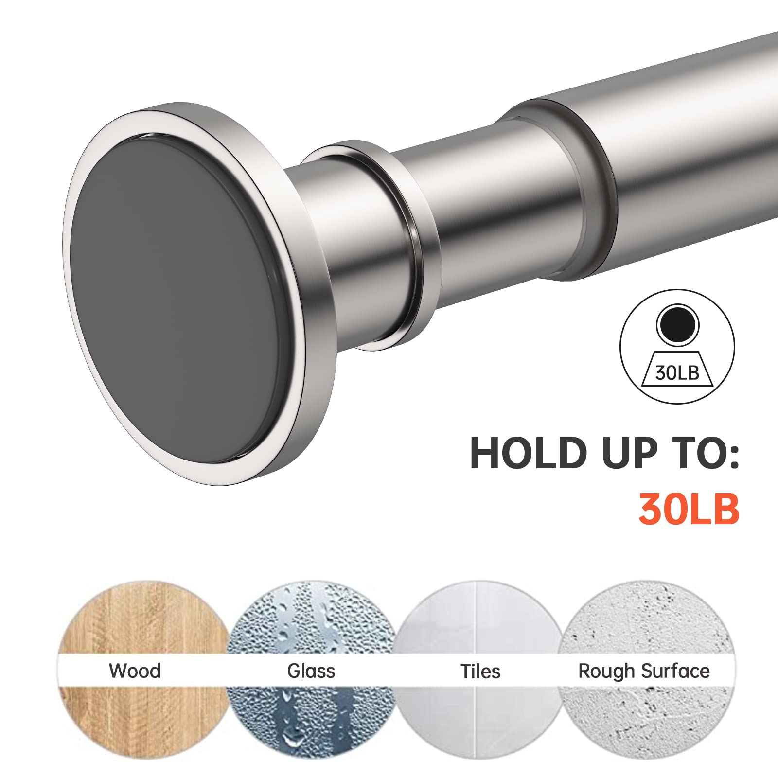BRIOFOX 304 stainless steel rod for durability and corrosion resistance.