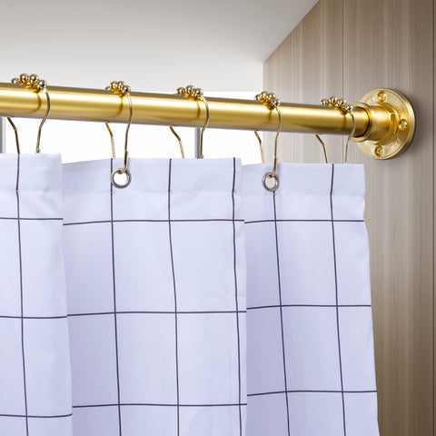 BRIOFOX adjustable 43-72 inch rod fits various shower spaces
