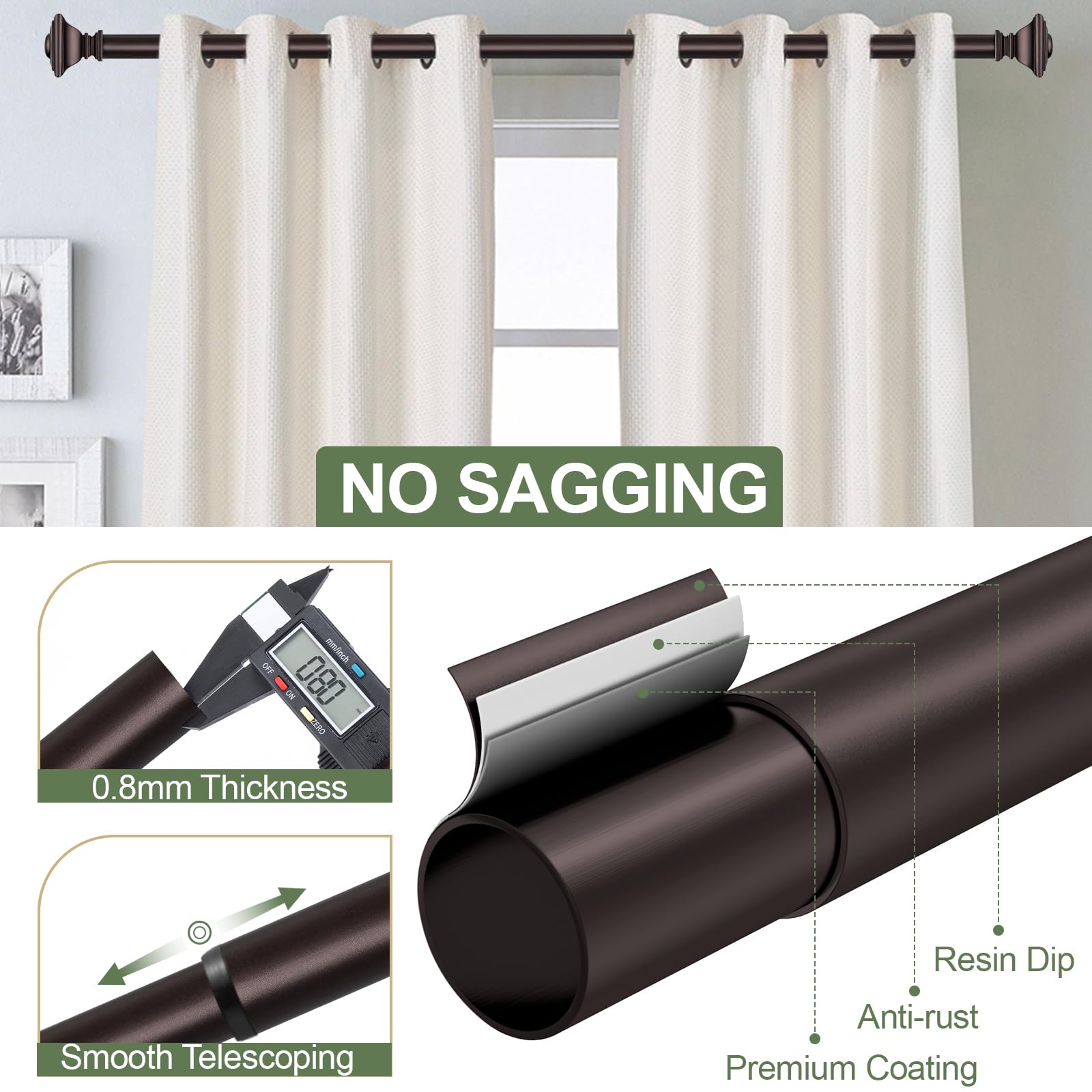 BRIOFOX square finials add a classic look to your decor.