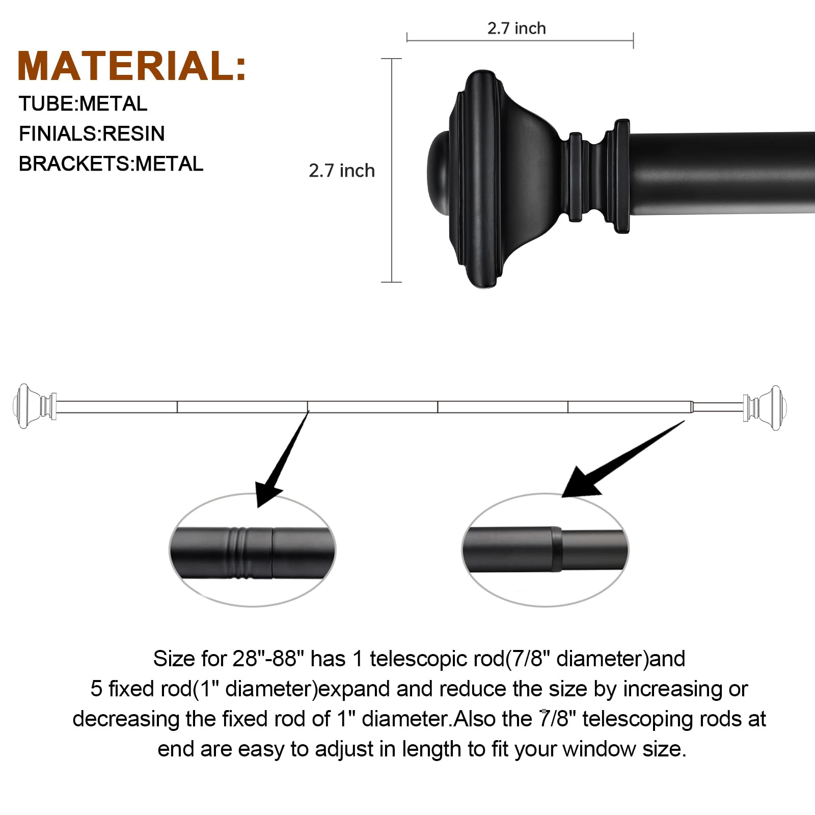 BRIOFOX finish resists fading through daily use.