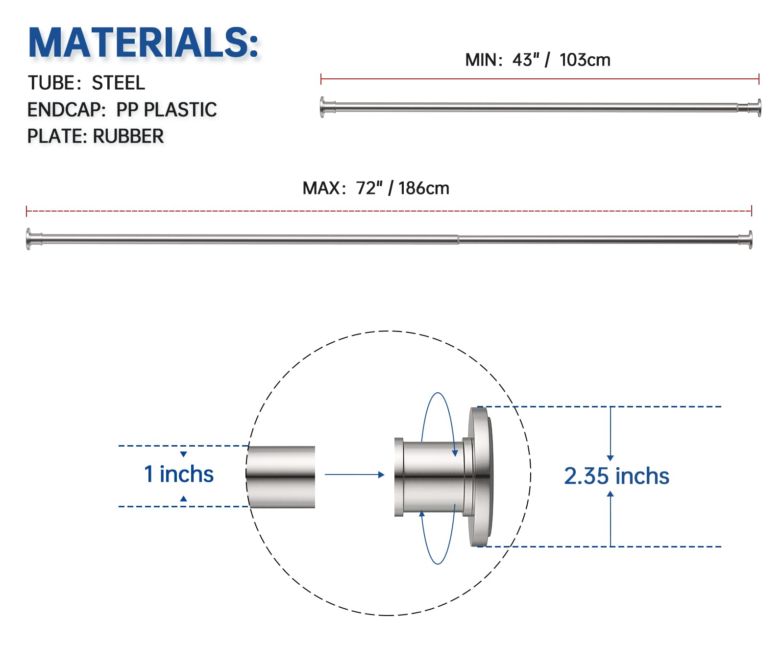 BRIOFOX easy no-drilling installation for quick setup and flexible positioning.