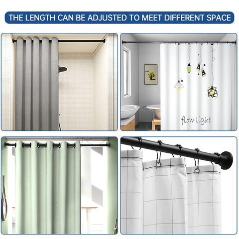BRIOFOX anti-slip rubber plate keeps curtains in place during use.