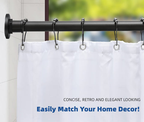 BRIOFOX curtain rod shows 2-way mounting for flexible bathroom installation