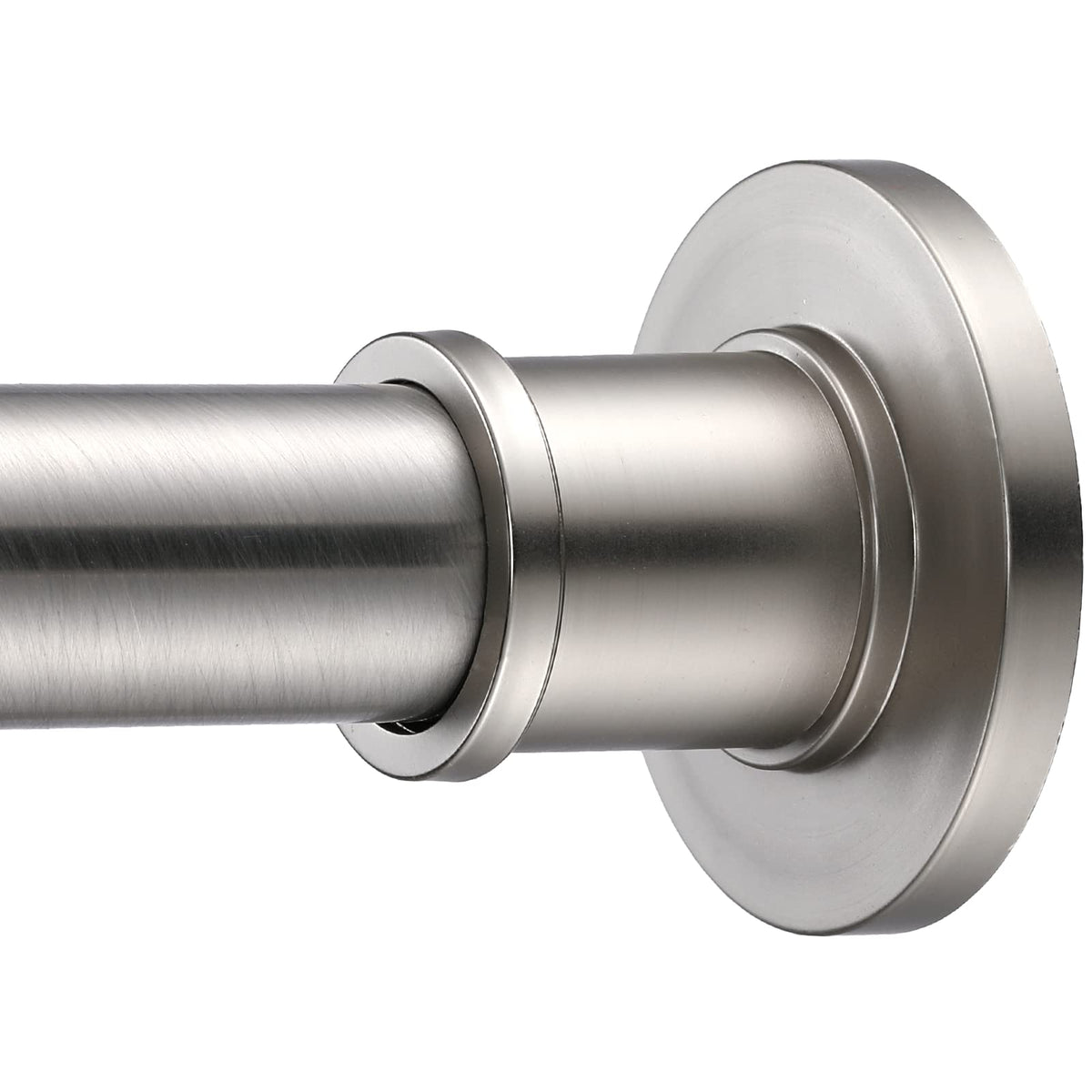 BRIOFOX industrial shower curtain rod in action with rugged design.