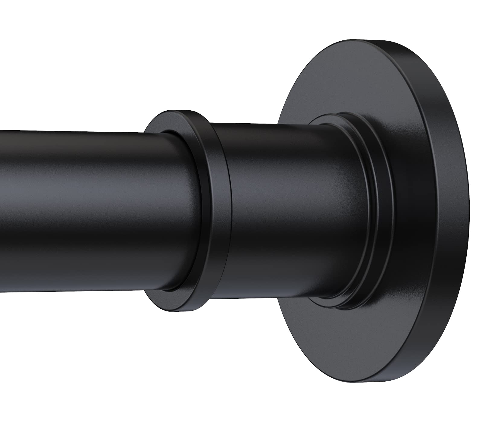 BRIOFOX industrial shower rod in rustproof stainless steel for durable bathroom setup.