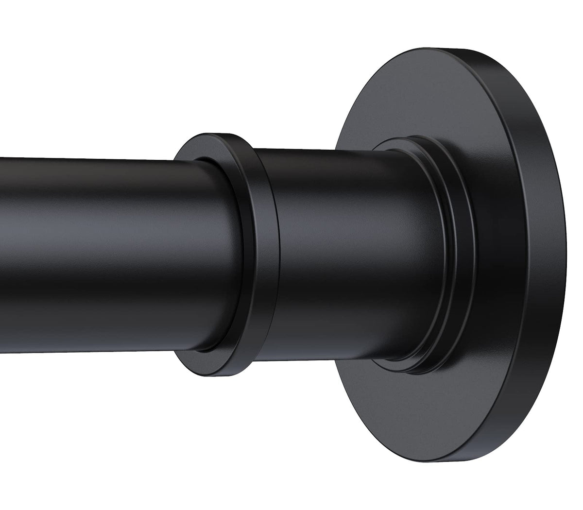 BRIOFOX industrial shower rod in rustproof stainless steel for durable bathroom setup.