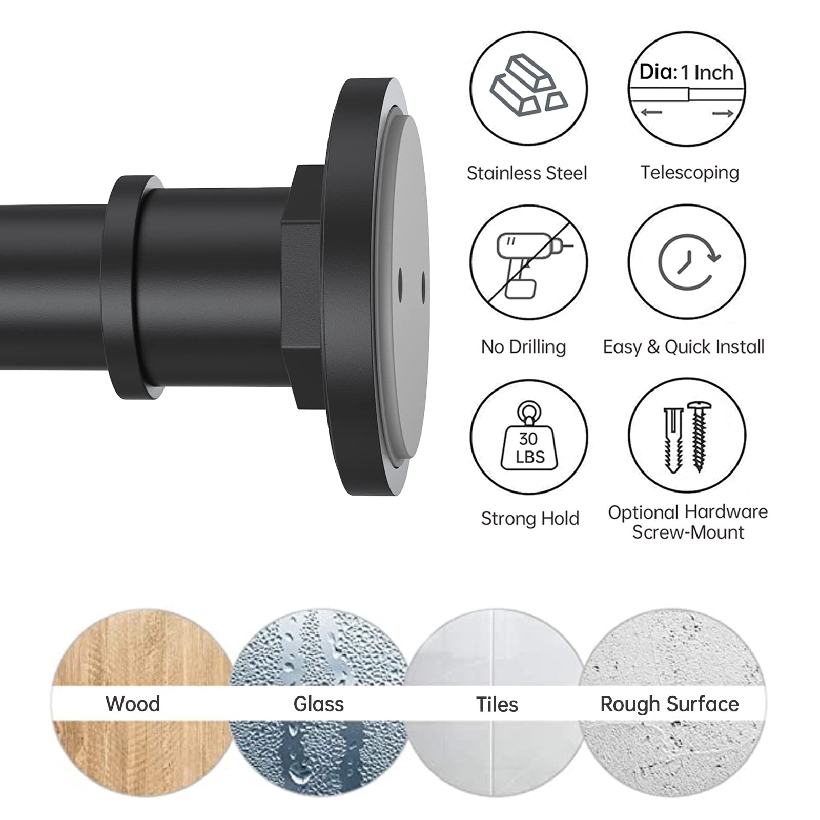 BRIOFOX matte black finish complements rustic industrial decor beautifully