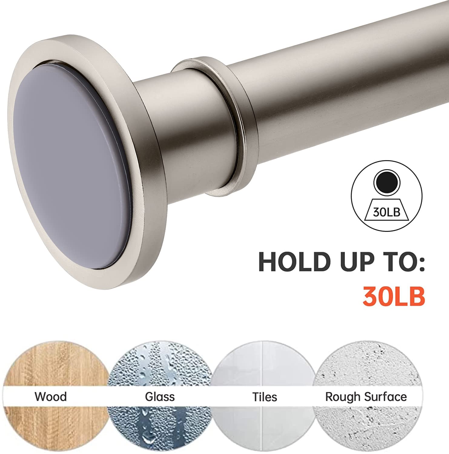 BRIOFOX no-drill installation demonstrating tool-free setup with no wall marks