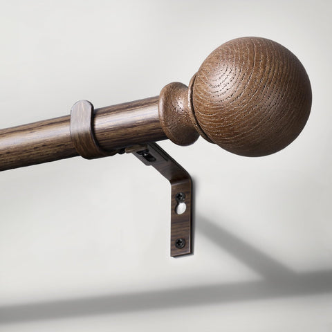BRIOFOX 1-inch diameter rod delivers sturdy curtain support.