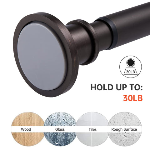 BRIOFOX 1 inch rod diameter provides strong support.