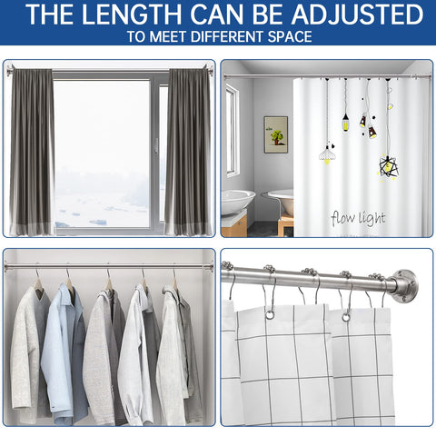 Screw mount version supports up to 60 lbs for heavier drapes.