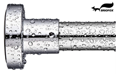 BRIOFOX rustproof stainless steel rod highlights durable, corrosion-resistant construction.