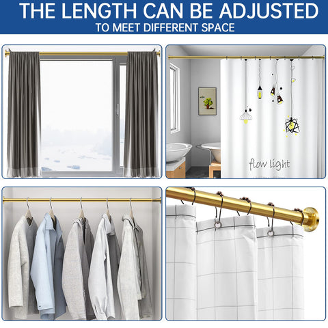 BRIOFOX screw mount rod supports up to 60 pounds for heavy curtains