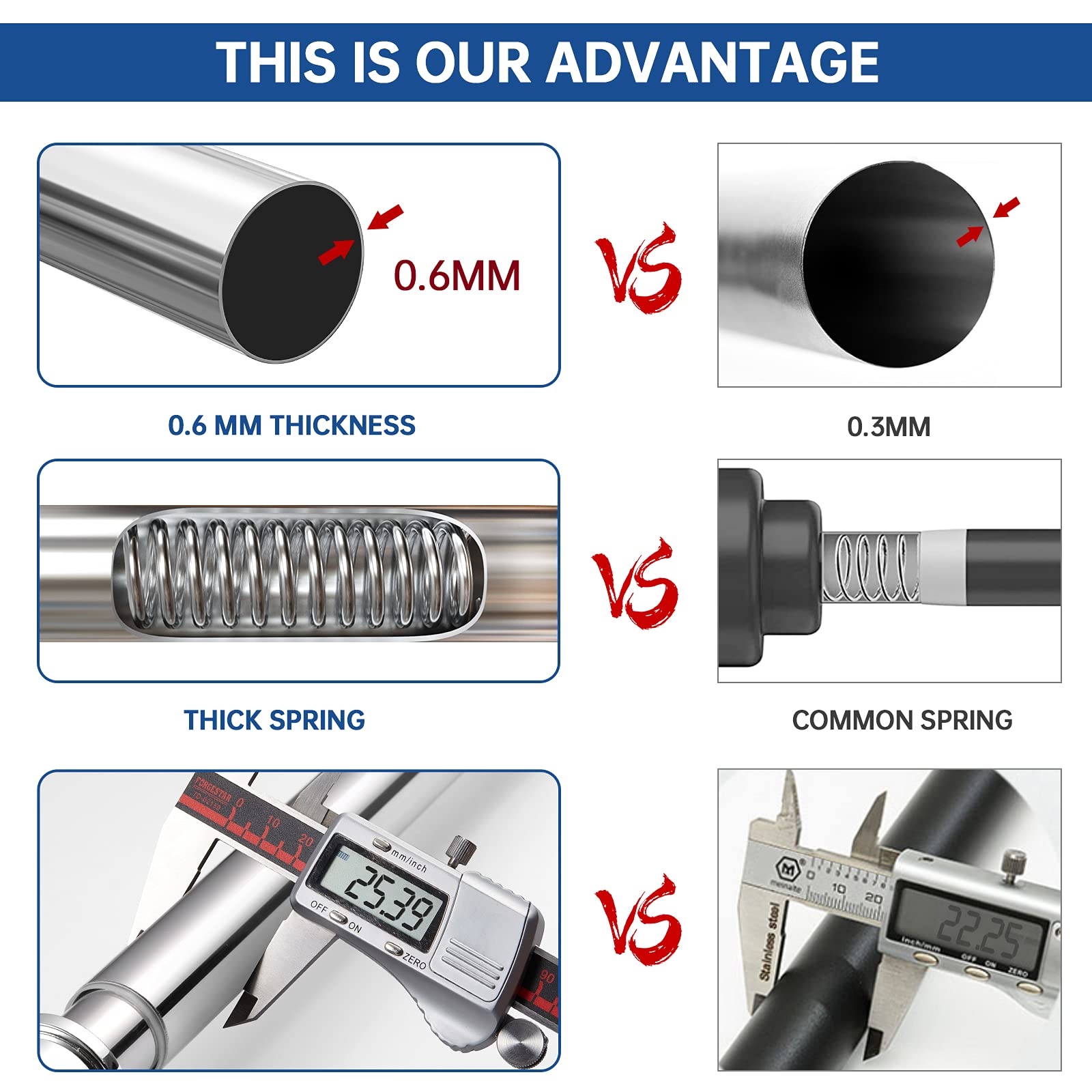 BRIOFOX chrome finish complements decor and enhances style.