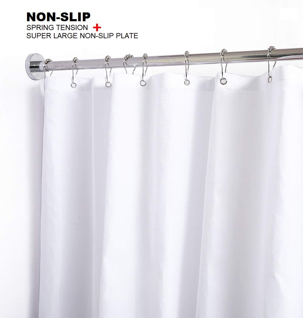 BRIOFOX corrosion-resistant rod supports up to 30 lbs for curtains.
