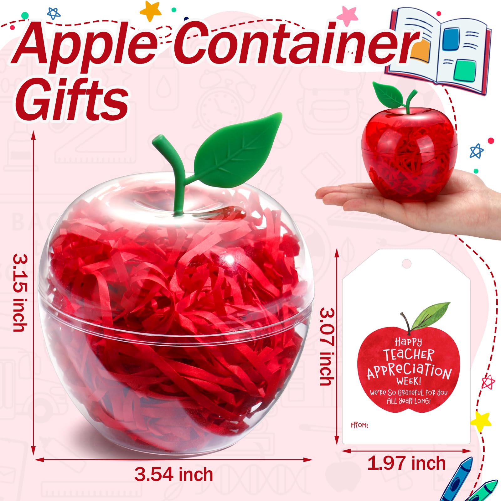 Briwooody clear plastic jars close-up shows sturdy, safe construction