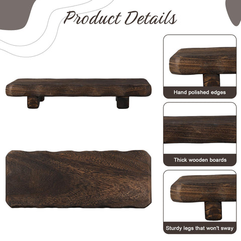 Briwooody decorative wood board for kitchen and bath displays candles